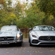 Illustration for article titled The Mercedes-AMG GT C Roadster And Mercedes-Benz 300SL Roadster Both Hail From A Golden Age
